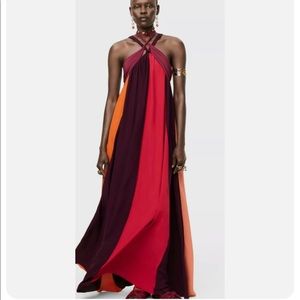 Zara Pleated Dress Limited Edition Sz.Large NWT